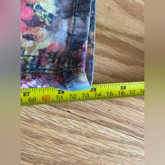 Miss me Jeans Women’s Skinny Floral Print Size 28 Signature Rise - Picture 7 of 9